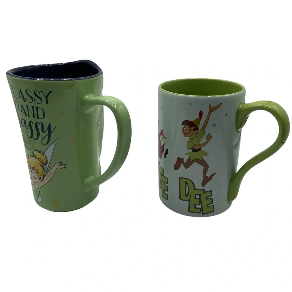 DISNEY PETER PAN & WENDY LOT DISNEY PETER PAN MUG SET – TINKER BELL & LOST BOYS